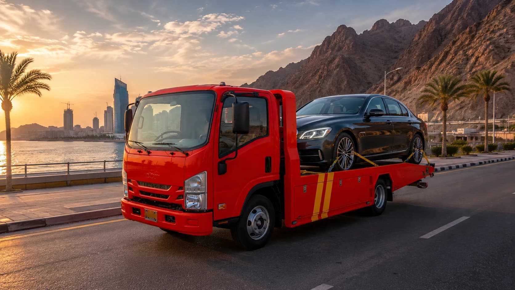 Transporting Luxury Cars by Flatbed in Jeddah and Makkah