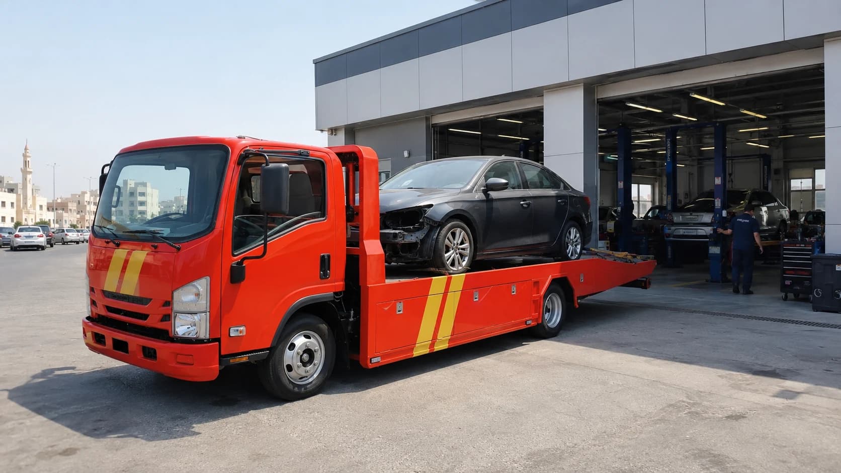 Moving a Car to a Workshop in Jeddah: When Towing Is Better